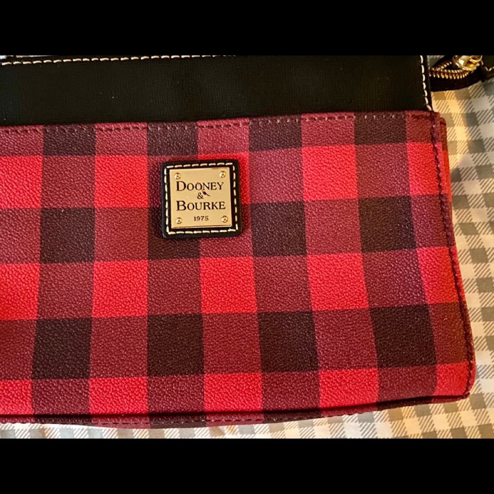 Dooney & Bourke Buffalo plaid small crossbody bag